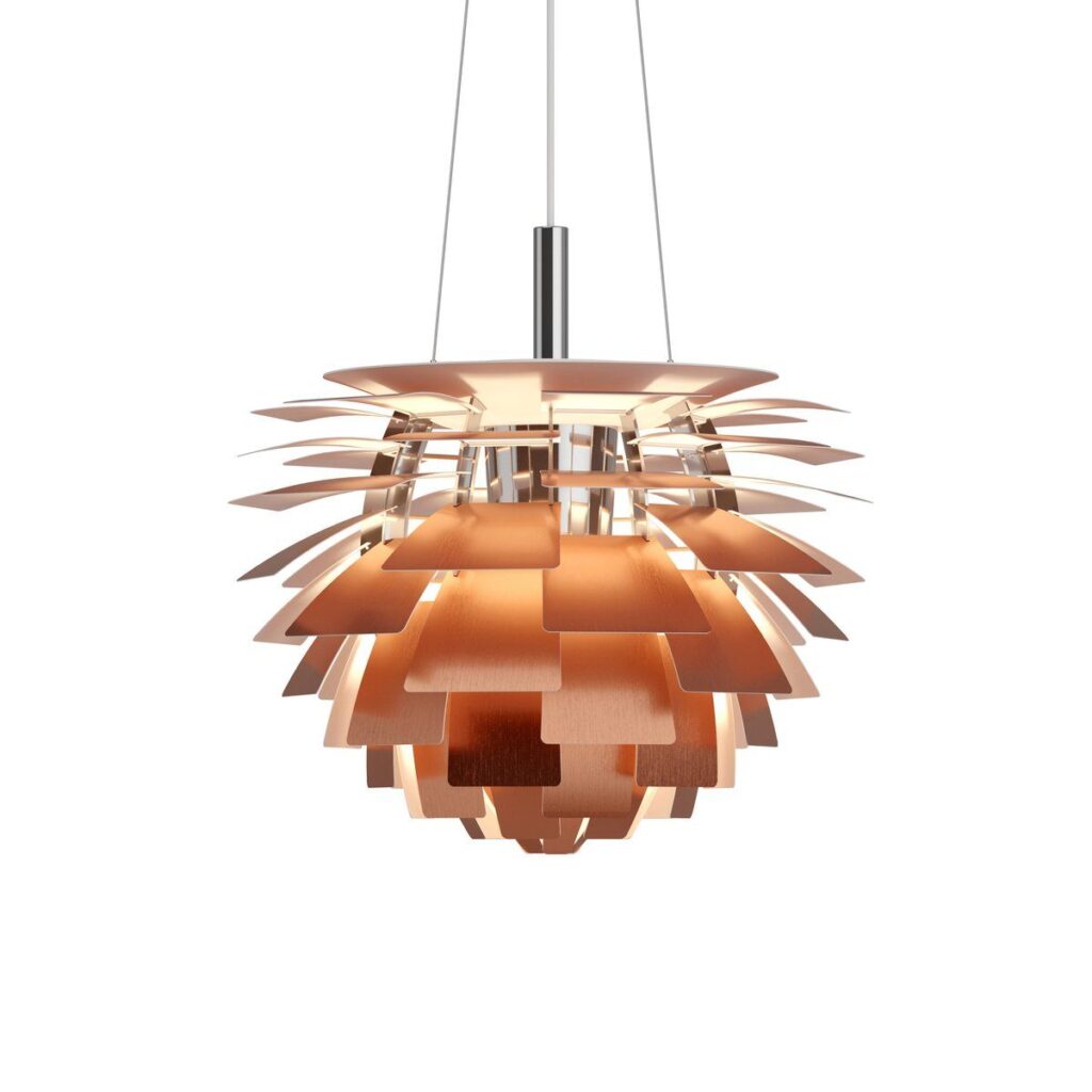 Copper pendant lamp