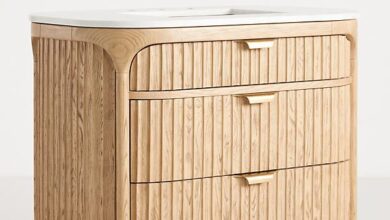 Corner Bathroom Vanity Design
