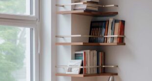 Corner Bookshelves