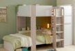 Corner bunk beds