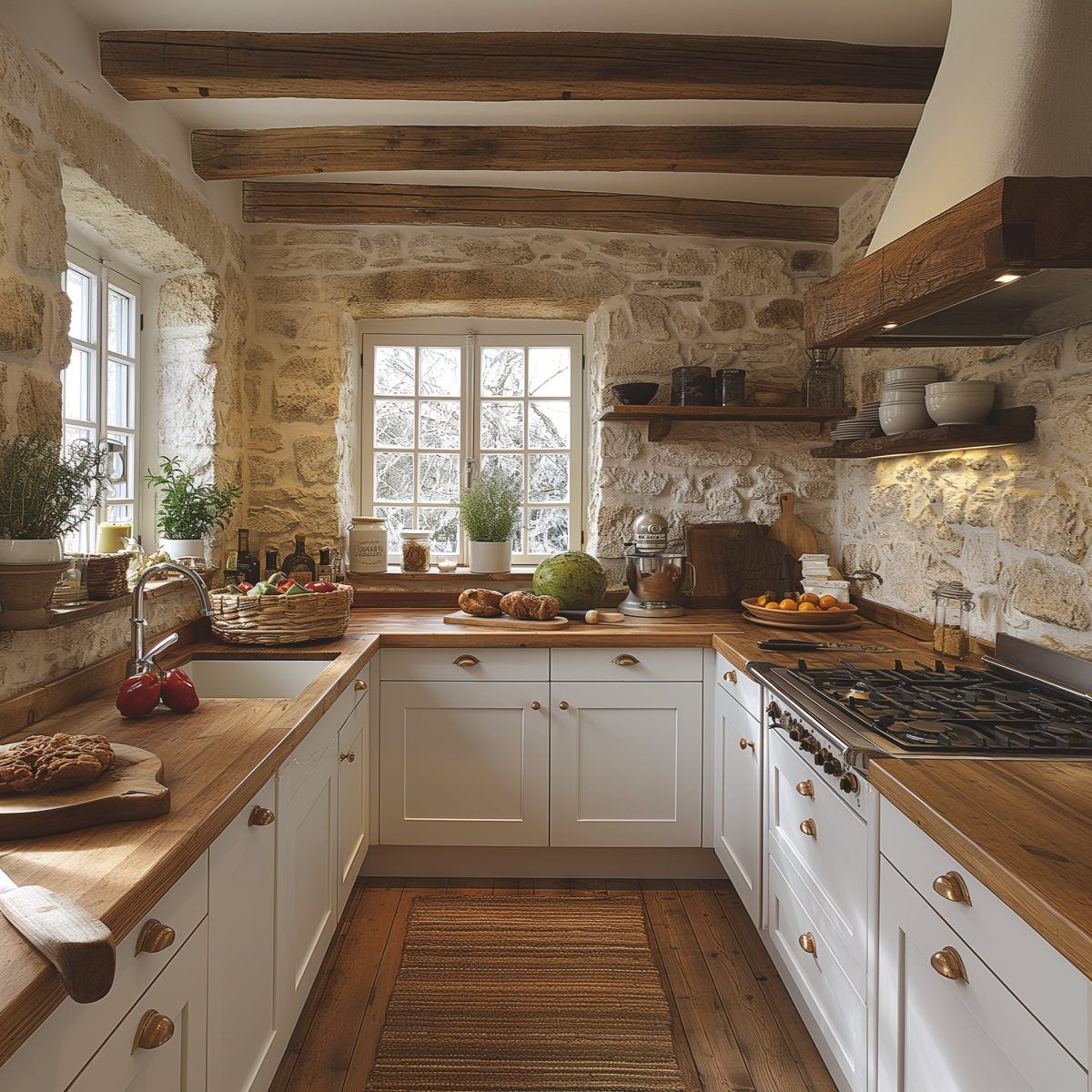 Country Kitchen the Heart of the Home