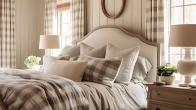 Country style bedroom ideas