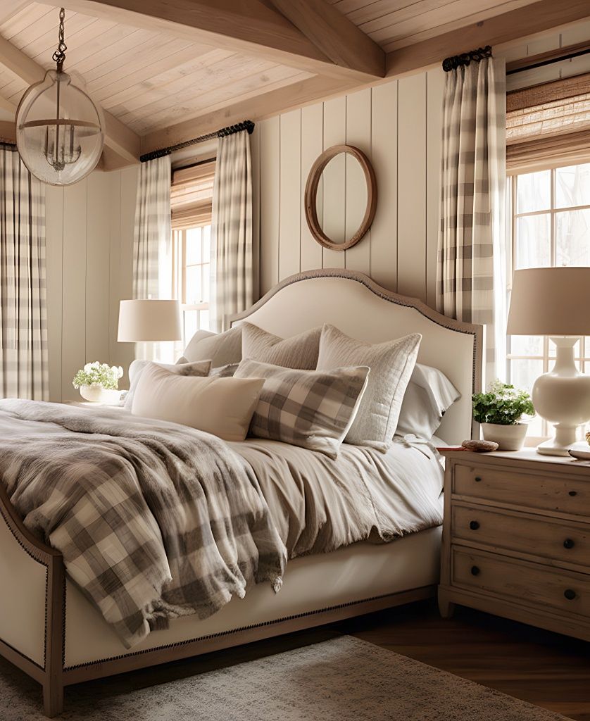 Country style bedroom ideas