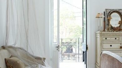 Cream colored beds
