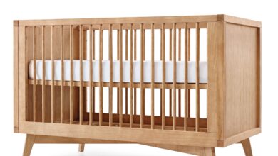 Cribs made of solid wood