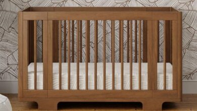 Cribs made of solid wood