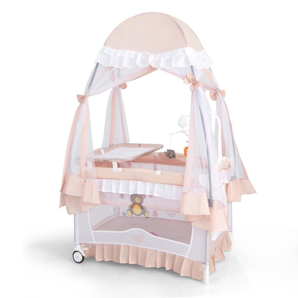 Cribs with side protection