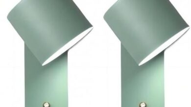 Cylinder wall lamps