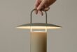 Designer bedside lamp