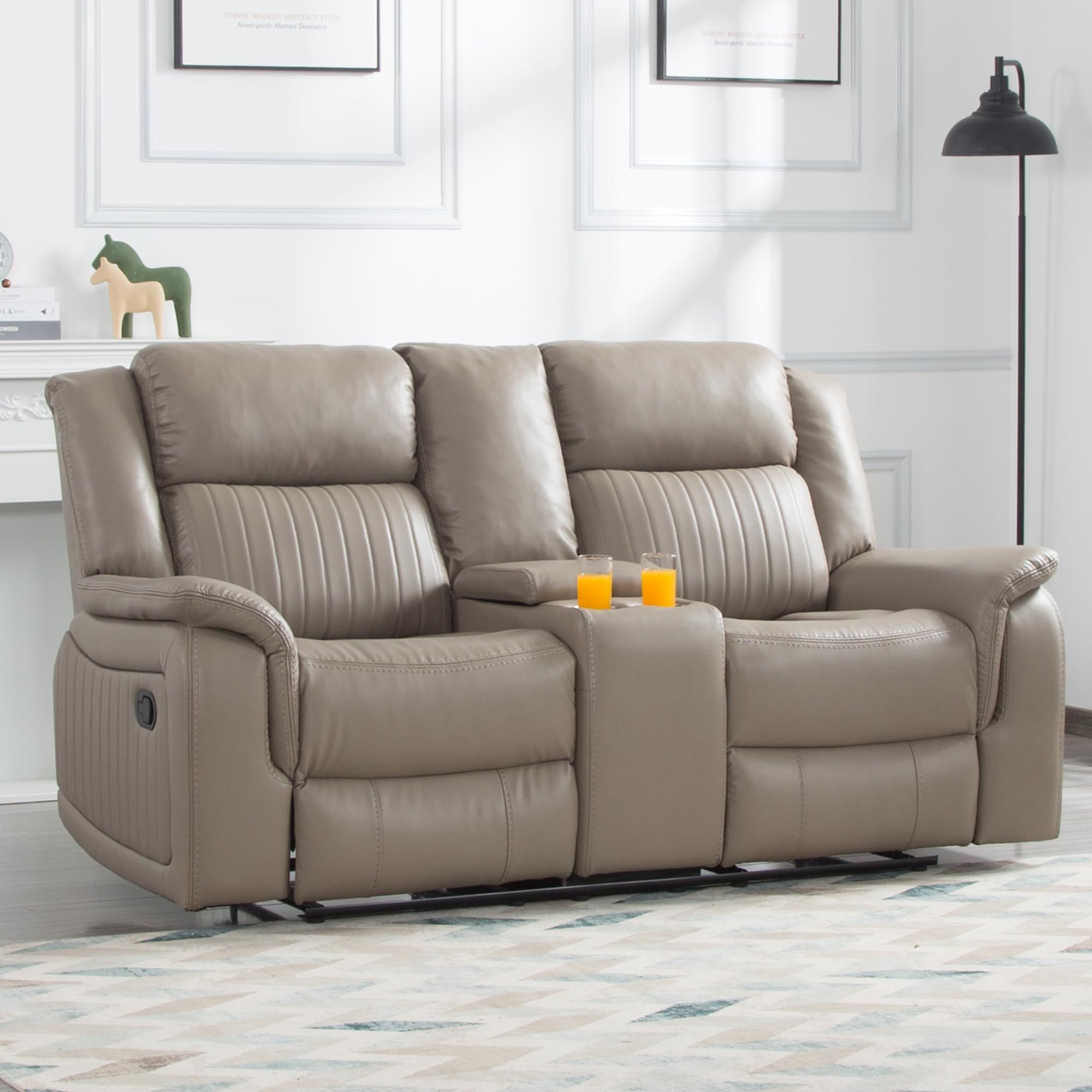 Double Recliner Loveseat Comfortable and Stylish Loveseat for Ultimate Relaxation