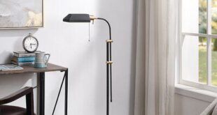 Eco-friendly bronze floor lamp