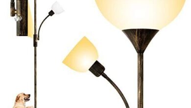 Eco-friendly bronze floor lamp