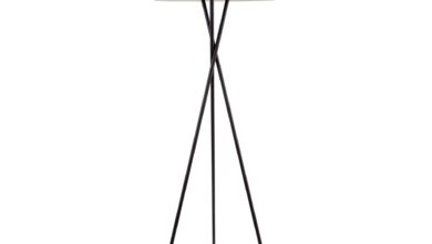 Eco-friendly bronze floor lamp