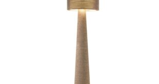 Eco-friendly bronze floor lamp