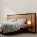 Bed frames made of walnut
