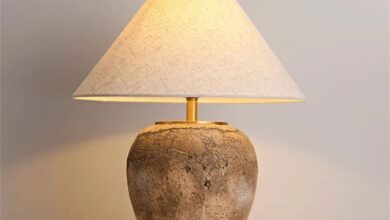 Elegant ceramic lamps