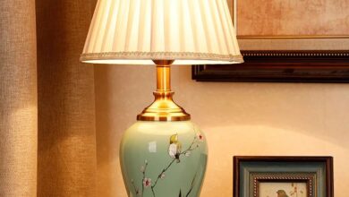 Elegant ceramic lamps