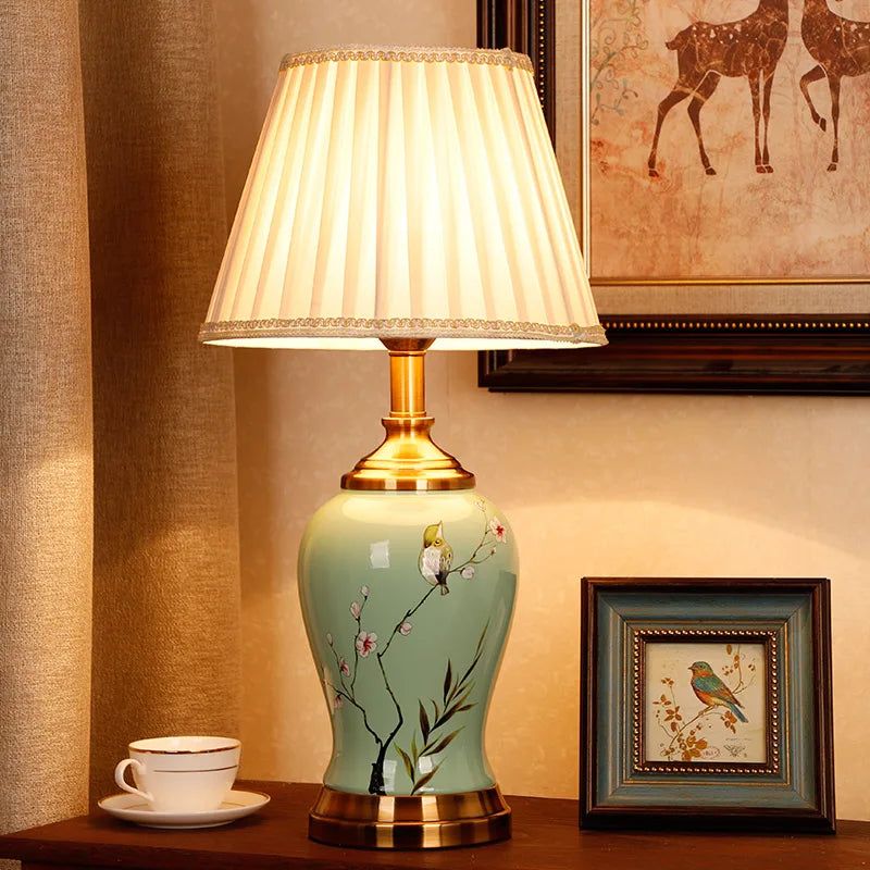 Elegant ceramic lamps