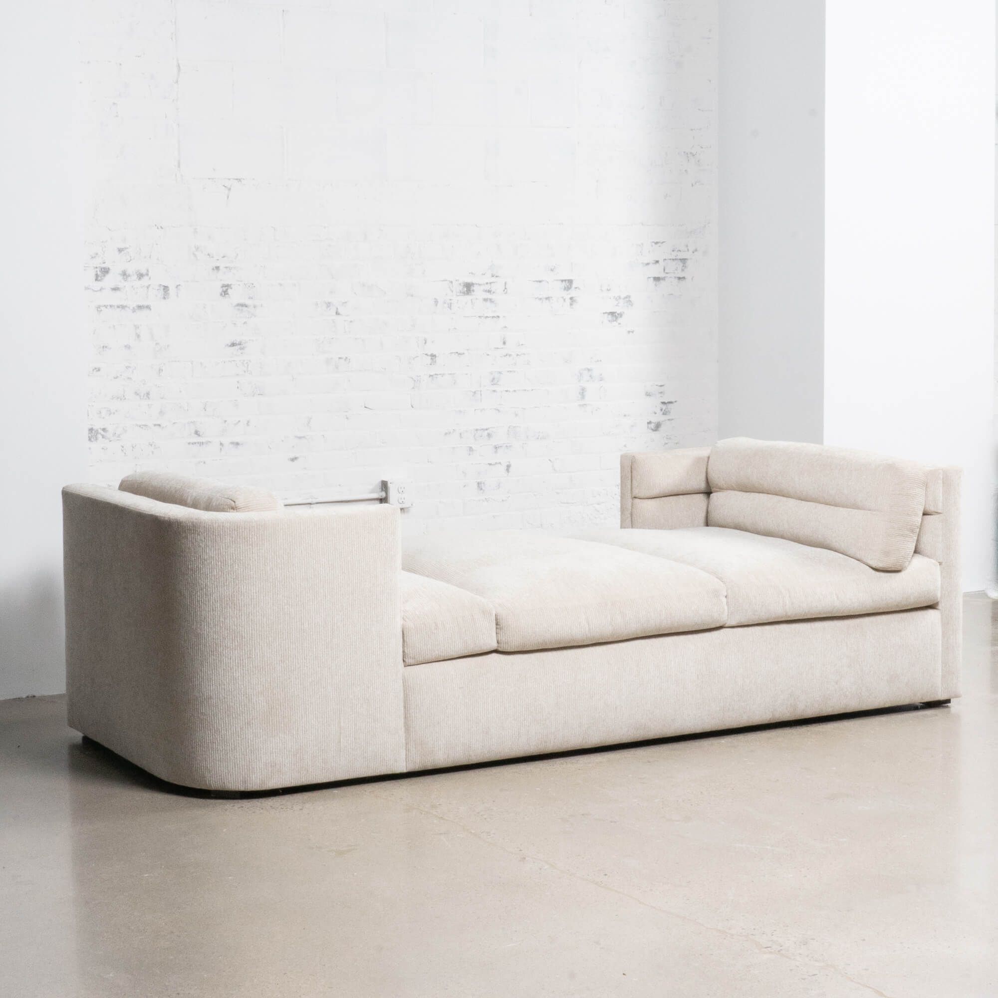 Embrace Modern Comfort with a Stylish Backless Sofa