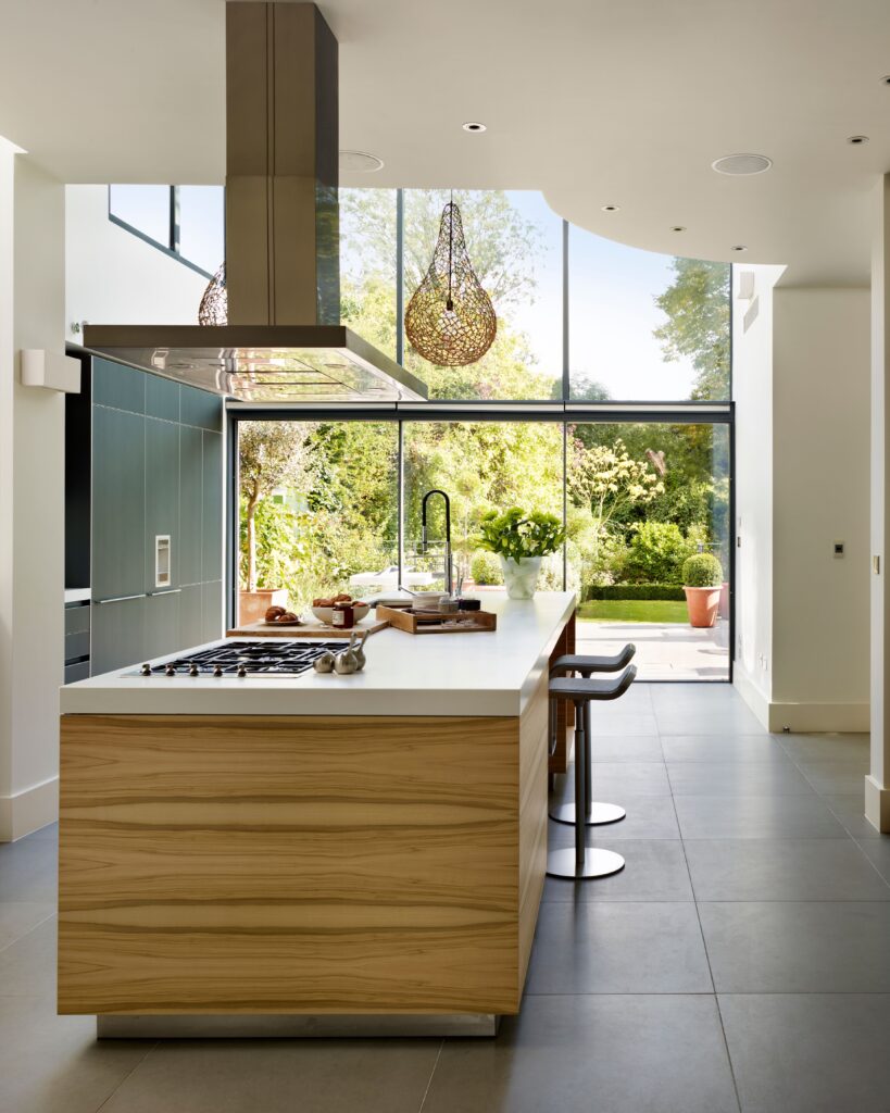 Examples of open kitchens