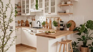Examples of open kitchens