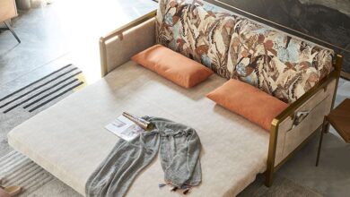 Fabric sofa beds