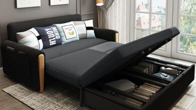 Fabric sofa beds