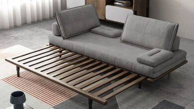 Fabric sofa beds