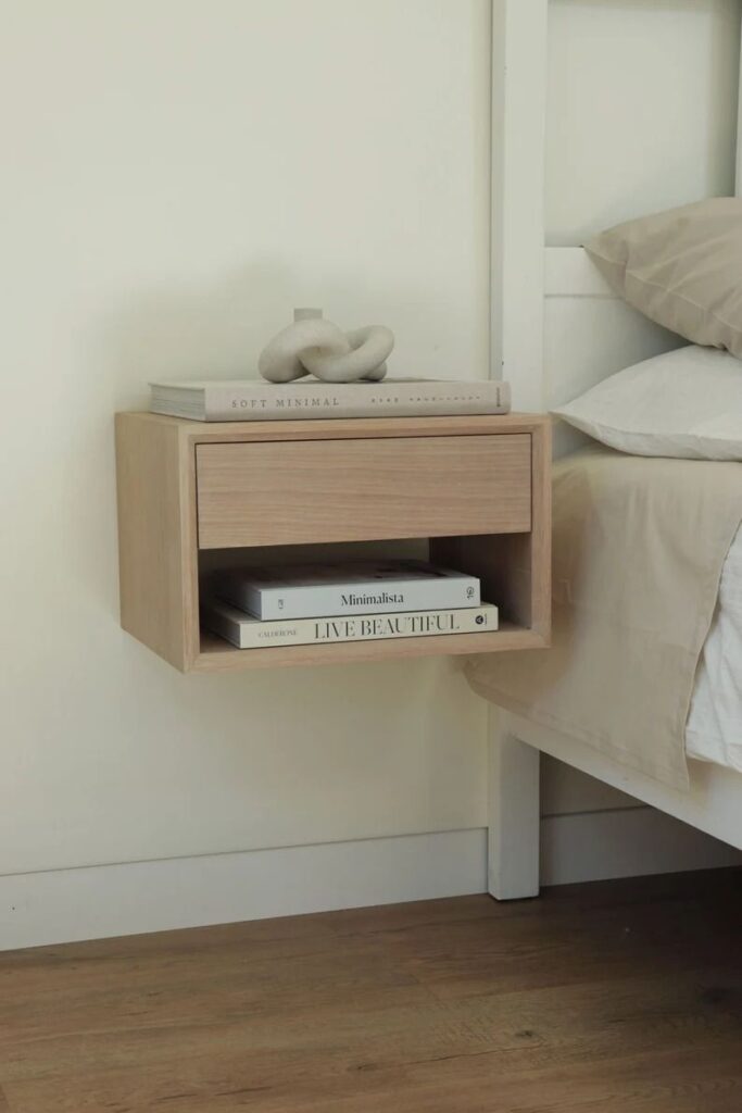Floating bedside tables
