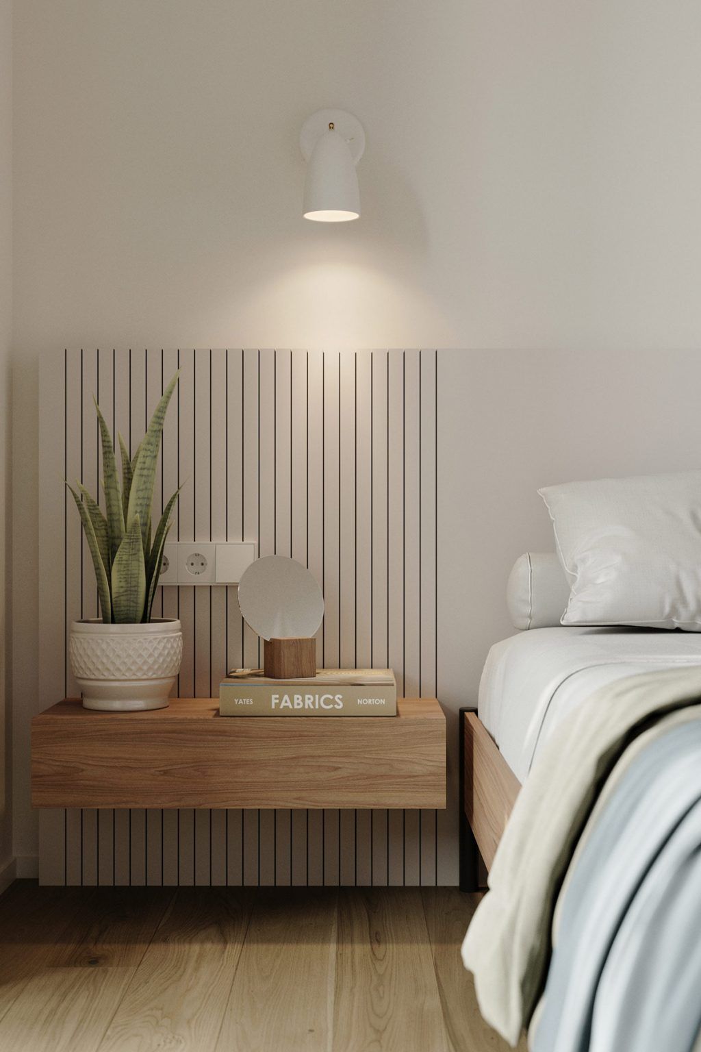 Floating bedside tables the newest trend in bedroom decor