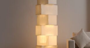 floor lamp in paper