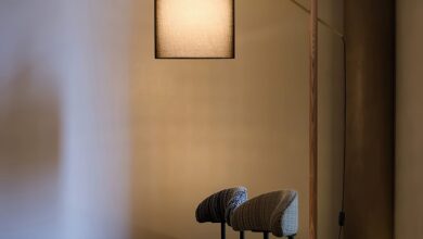 Floor lamp shade