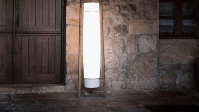 Floor lamp shade