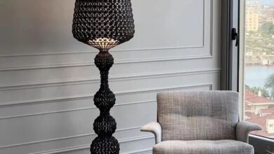 Floor lamp shade
