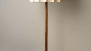 Floor lamp shade