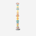 Floor lamp with table