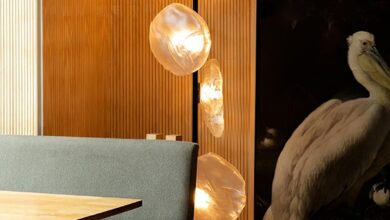 floor lamps in glass