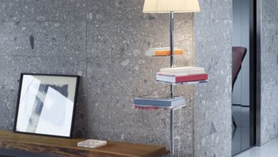 floor lamps in silver