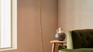 Floor lamps in the office