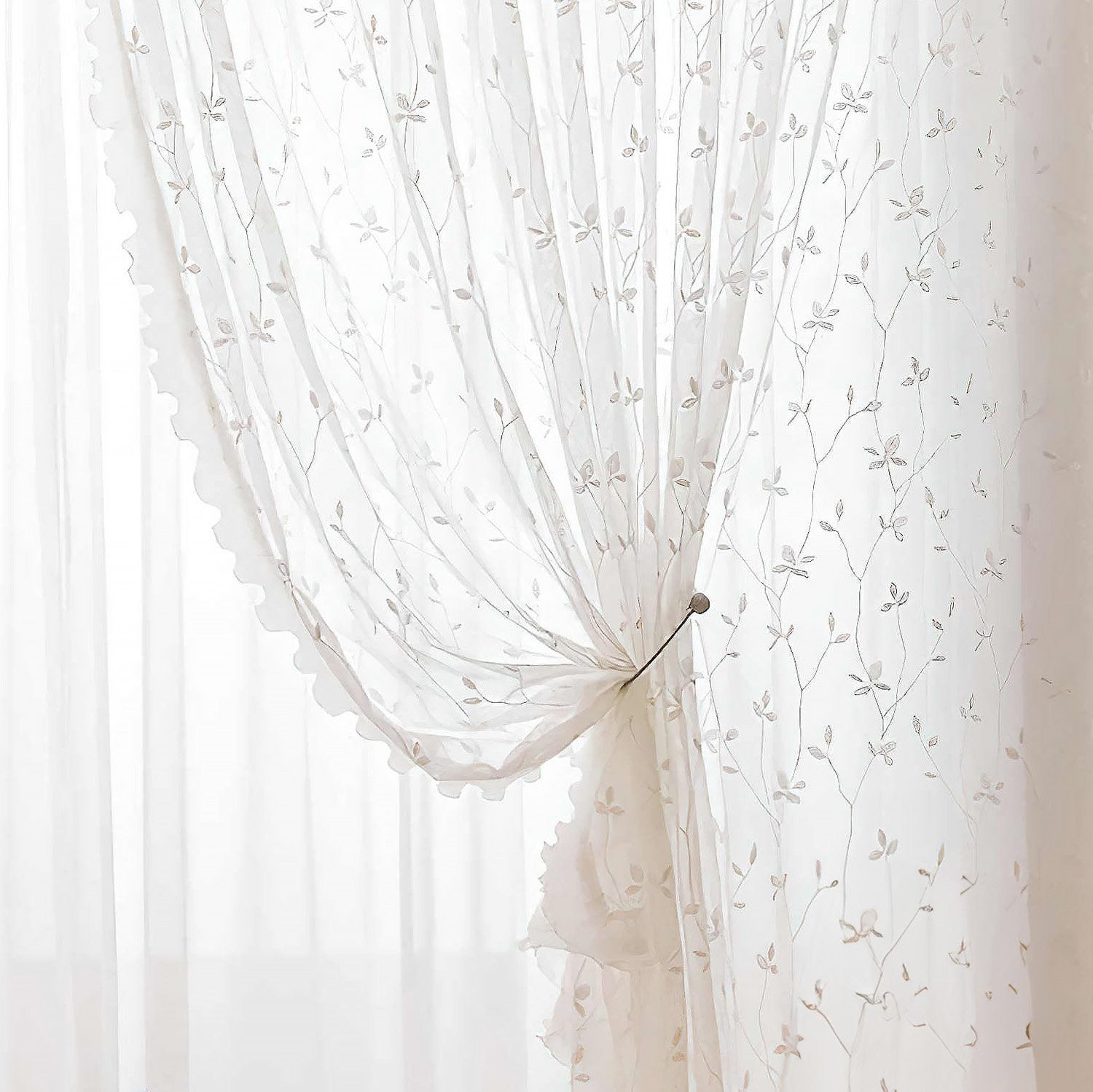 Floral Curtain: A Delicate Touch for Your Home