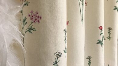 Floral Curtain