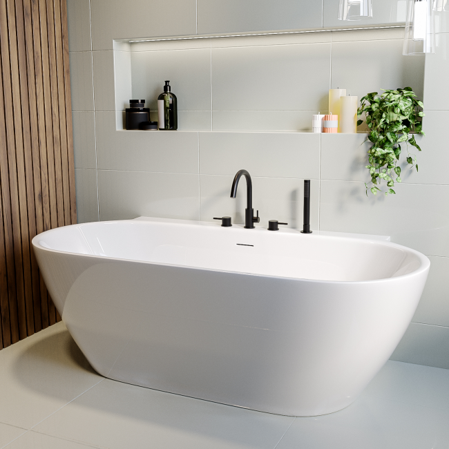 Freestanding Bath Luxe Soaking Tub for a Relaxing Bath Experience