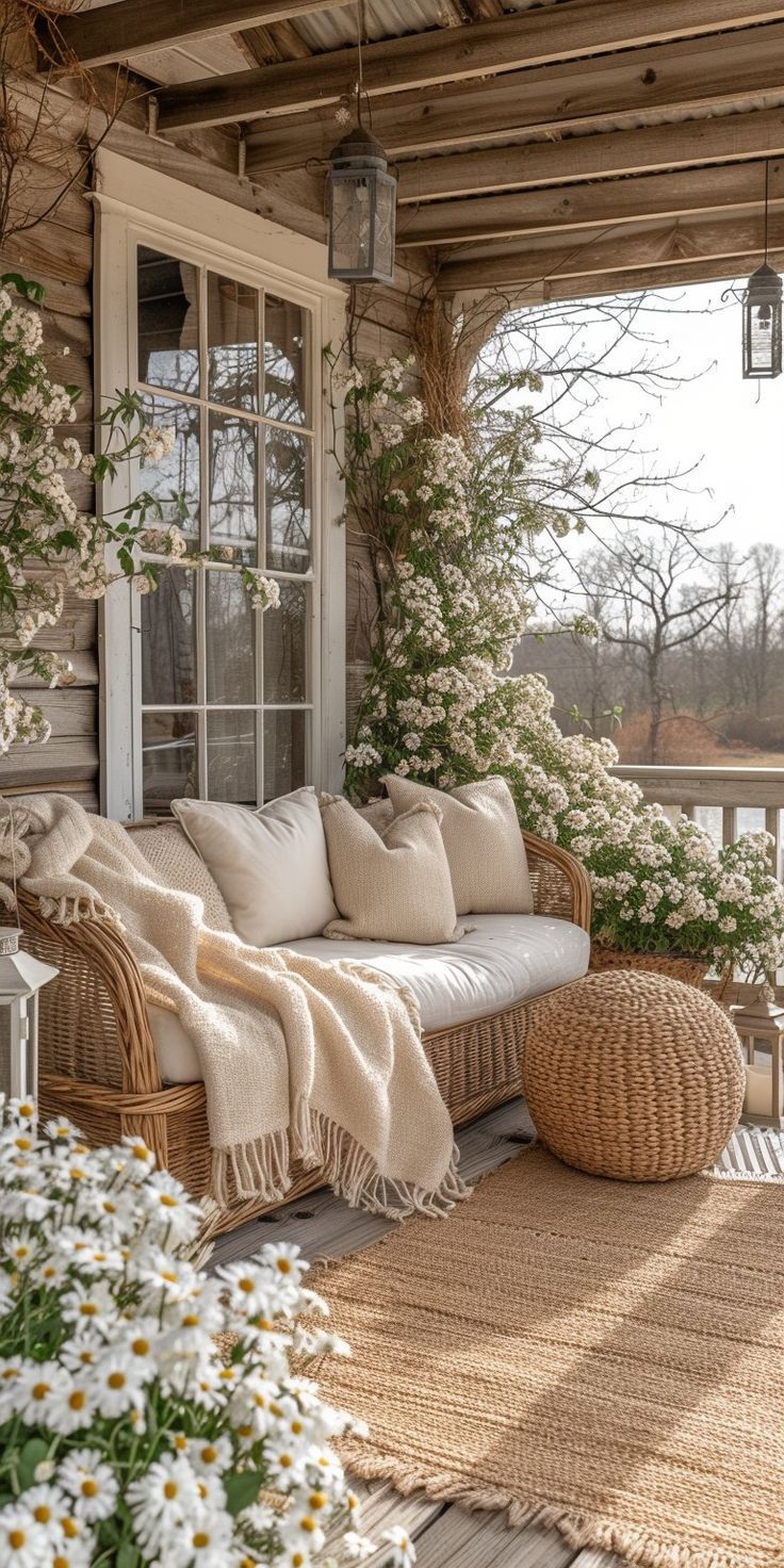 Front Porch Furniture Creating a Cozy Outdoor Retreat with Stylish Seating Options