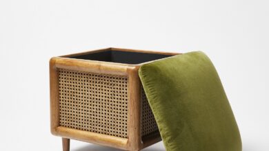 Furniture made of olive wood