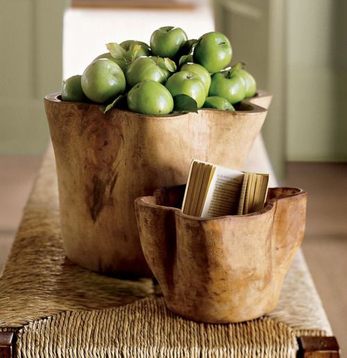 Furniture made of olive wood