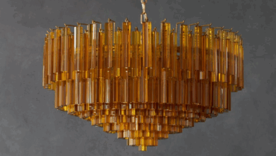 glass chandeliers