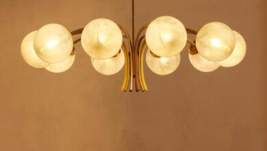 glass chandeliers