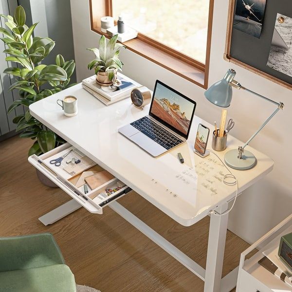 Glass Computer Desk