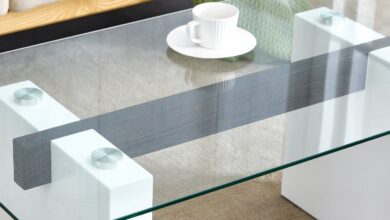 Glass Computer Desk