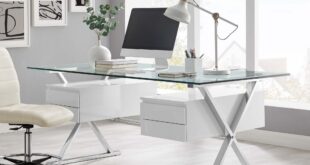 Glass Computer Desk